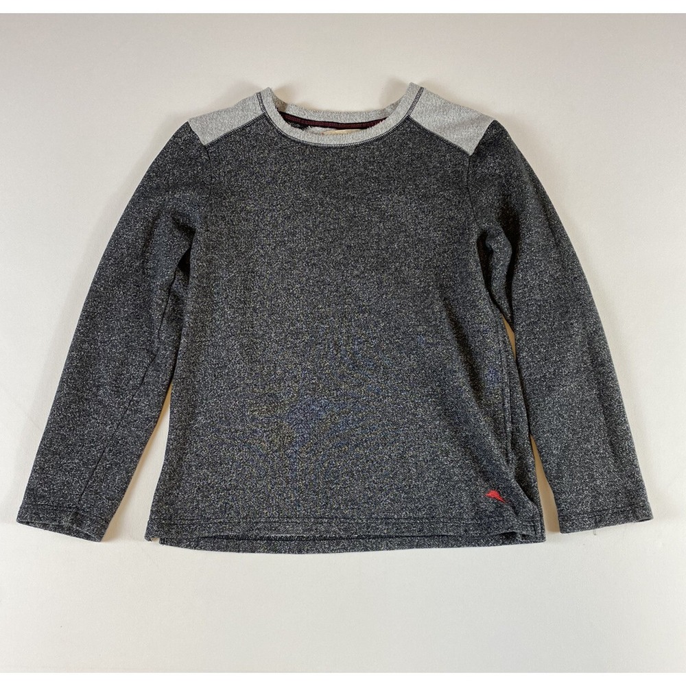 Tommy Bahama Sweater Adult Medium Grey Pullover Sweatshirt Long Sleeve Men's
